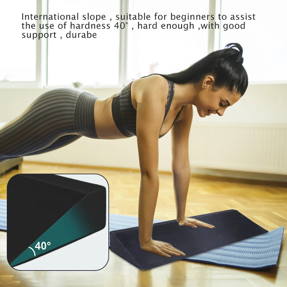 1/2Pcs Yoga Wedge Blocks EVA Foam Yoga Wedge Stretch Slant Boards Exercise Yoga Block Pilates Wedge Squats Fitness Accessories