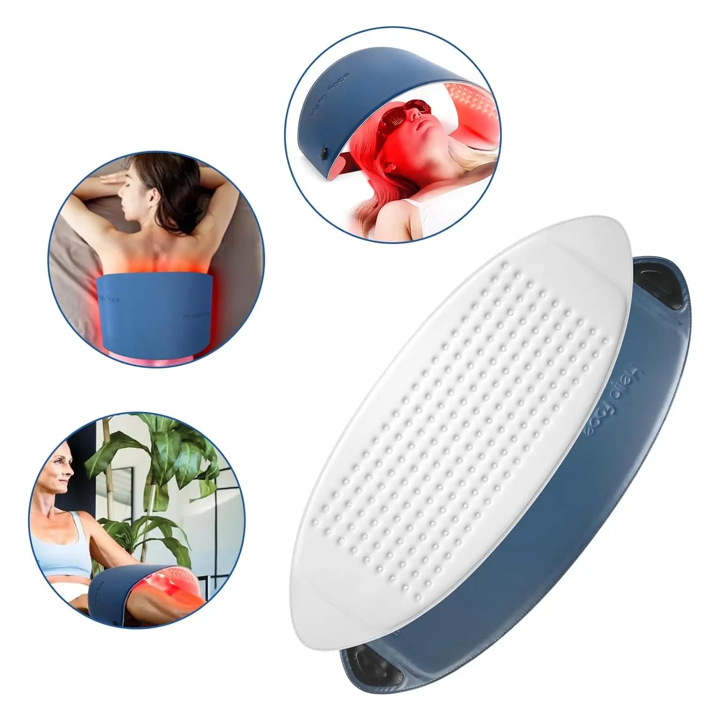 Hello Face L6 LED Light Therapy Mask, 720PCS  Infrared Light Therapy Device for Neck & Body, FSA/HSA Eligible Skincare