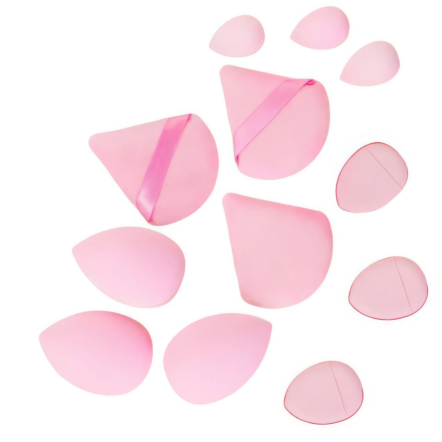 1 Set Beauty Sponge Egg Deep Purple Beige Pink Dual Use Dry Wet Mini Air Cushion Powder Puff Soft Texture For Liquid Foundation Daily Salon Makeup Accessory